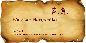 Pásztor Margaréta névjegykártya