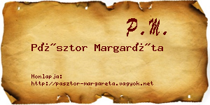 Pásztor Margaréta névjegykártya